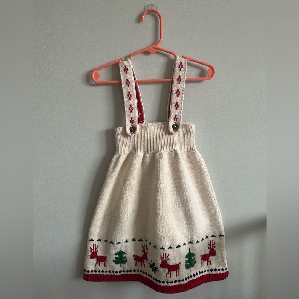 Hanna Andersson winter knit dress 3T